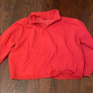 Comfortable Quarter Neck Sweatshirt!